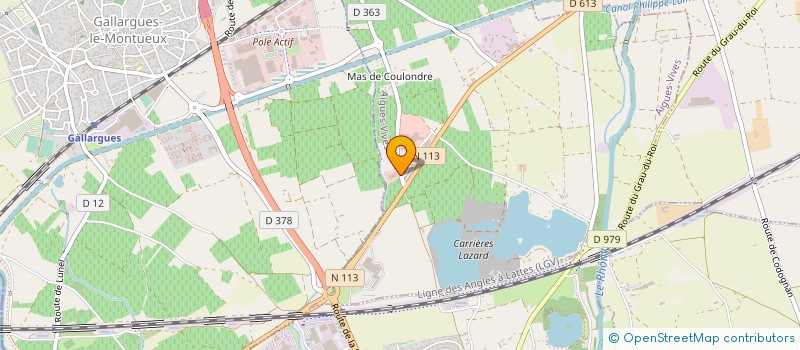 localisation de l'entreprise DOMAINE JOHNNY GUITARD  AIGUES-VIVES