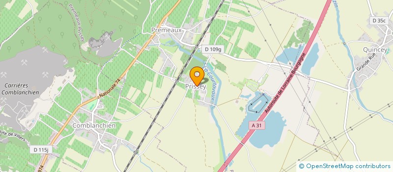 localisation de l'entreprise DOMAINE JULIEN GROS à PREMEAUX-PRISSEY