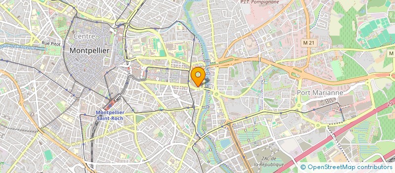 localisation de l'entreprise DOMAINE L'ANGELUS  SAINTE-COLOMBE