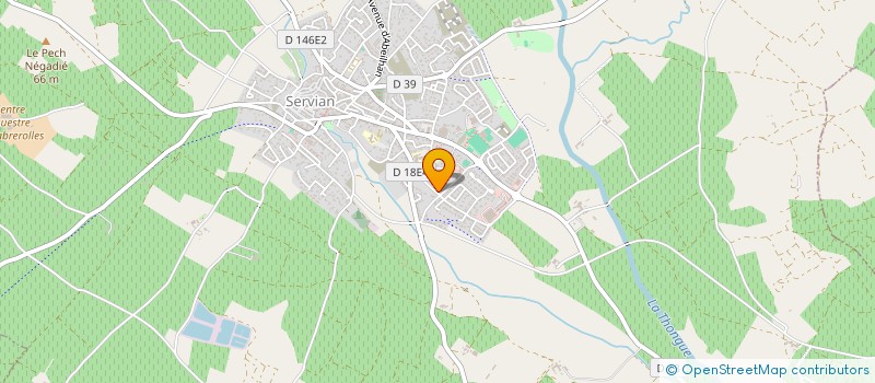 localisation de l'entreprise DOMAINE L'ETOILE D'AVRIL  SERVIAN