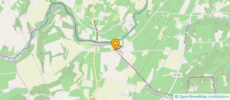 localisation de l'entreprise DOMAINE L'EUSIERE à VALREAS