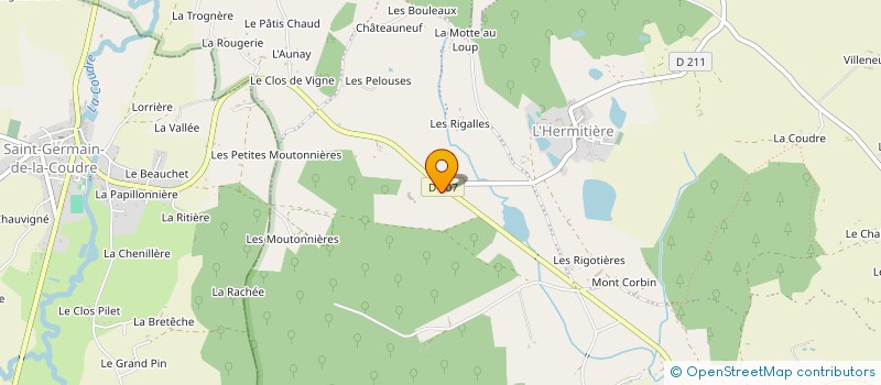 localisation de l'entreprise DOMAINE L'HERMITIERE à VAL-AU-PERCHE