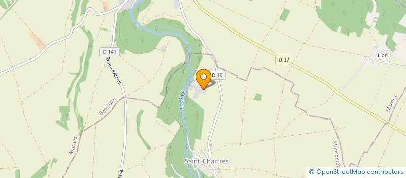 localisation de l'entreprise DOMAINE LA BUTTE DE LAURAY  MONCONTOUR