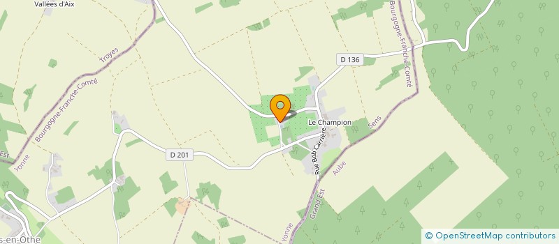 localisation de l'entreprise DOMAINE LA CHARLOISE  BURS-EN-OTHE