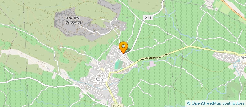 localisation de l'entreprise DOMAINE LA PART DES ANGES  BAIXAS