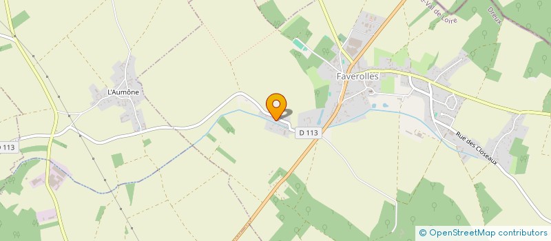 localisation de l'entreprise DOMAINE LA THIBAUDIERE à FAVEROLLES