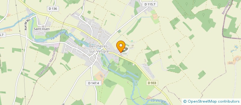 localisation de l'entreprise DOMAINE LA VALLEE AU ROI à BERCHERES-SUR-VESGRE