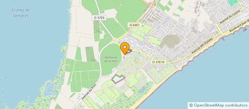 localisation de l'entreprise DOMAINE LA YOLE WINE RESORT  VENDRES