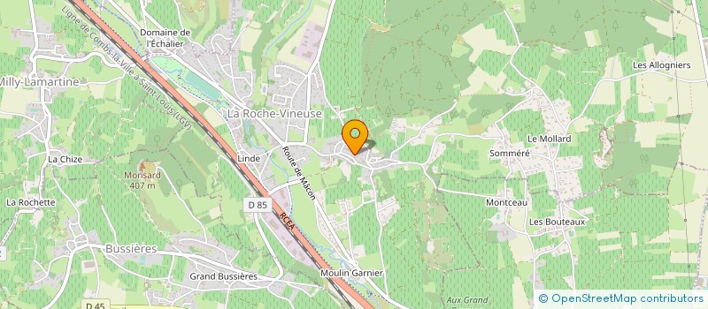 localisation de l'entreprise DOMAINE LACHARME ET FILS EARL à LA ROCHE-VINEUSE