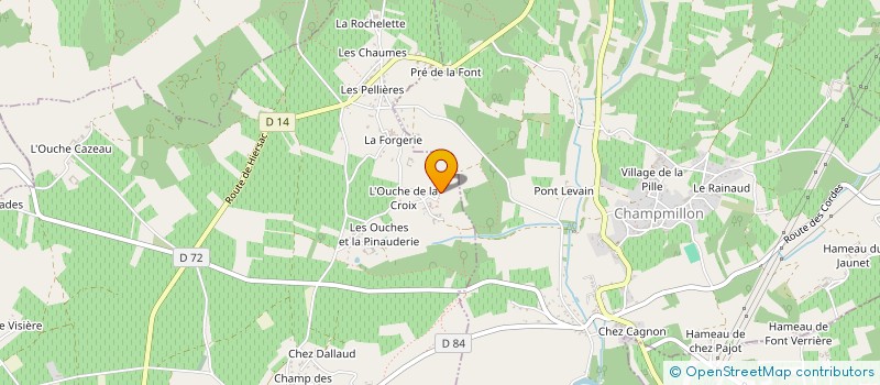 localisation de l'entreprise DOMAINE LAFFETE  SAINT-GEORGES-DE-DIDONNE