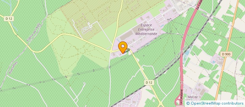 localisation de l'entreprise DOMAINE LAMPYRES  RIVESALTES