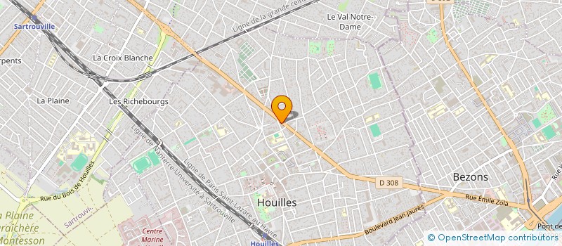 localisation de l'entreprise DOMAINE LASFAR  HOUILLES