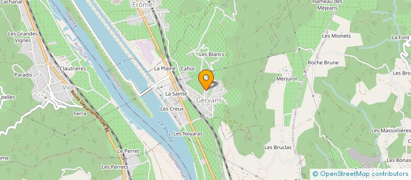 localisation de l'entreprise DOMAINE LAURENT HABRARD  GERVANS