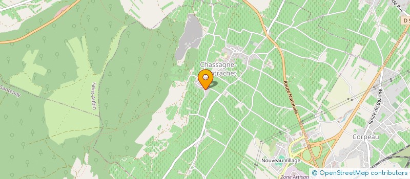 localisation de l'entreprise DOMAINE LAURENT PILLOT à CHASSAGNE-MONTRACHET