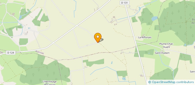 localisation de l'entreprise DOMAINE LAUXLEY DU LOC'H  AVESSAC