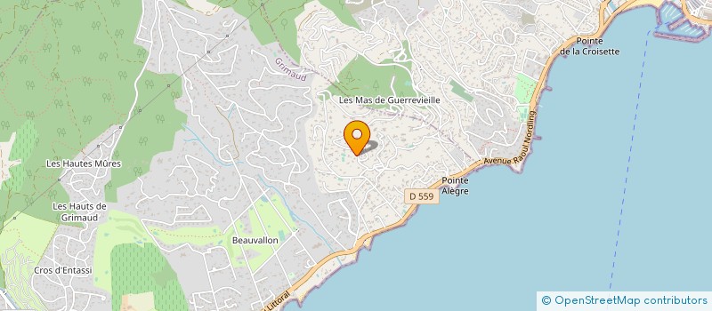 localisation de l'entreprise DOMAINE LE CAPELIER  GRIMAUD