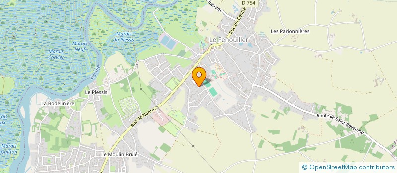 localisation de l'entreprise DOMAINE LE CHATELIER  LE FENOUILLER