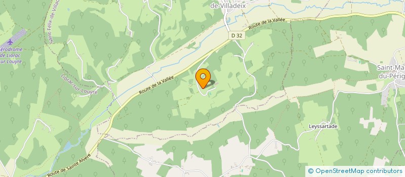 localisation de l'entreprise DOMAINE LE CIRIER  SAINT-FELIX-DE-VILLADEIX