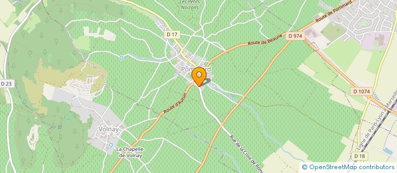 localisation de l'entreprise DOMAINE LE CLOS DU PAVILLON à POMMARD