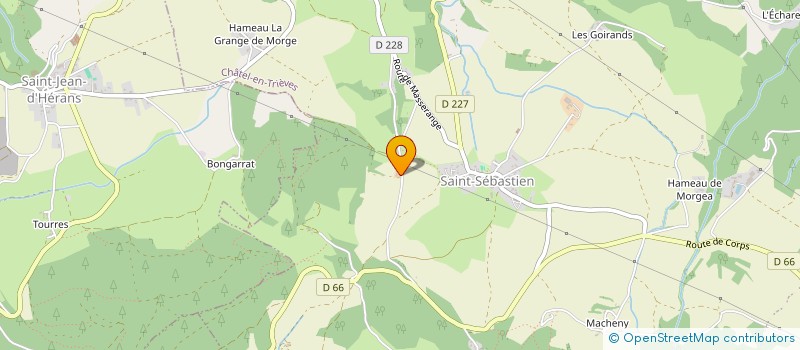 localisation de l'entreprise DOMAINE LE GALUSSEL  CHATEL-EN-TRIEVES