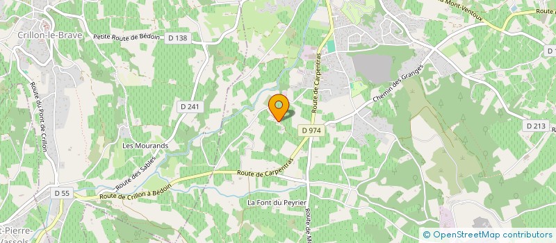 localisation de l'entreprise DOMAINE LE ROL  BEDOIN