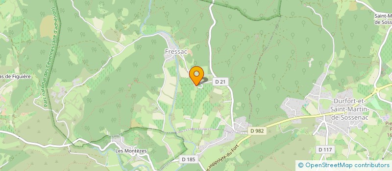 localisation de l'entreprise DOMAINE LE SAULE  FRESSAC