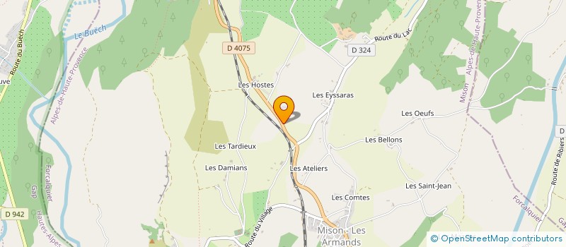 localisation de l'entreprise DOMAINE LE TOURISSON à MISON