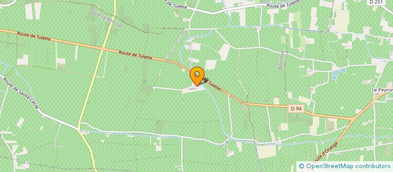 localisation de l'entreprise DOMAINE LEPLAN  SUZE-LA-ROUSSE