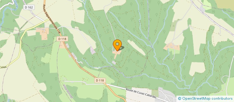 localisation de l'entreprise DOMAINE LES 3 SAINTS  CUXAC-CABARDES