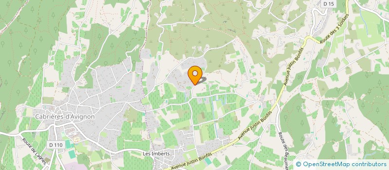 localisation de l'entreprise DOMAINE LES BRIQUETS  GORDES