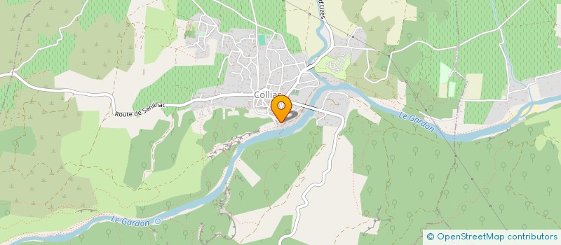 localisation de l'entreprise DOMAINE LES CADINIERES  POUZILHAC