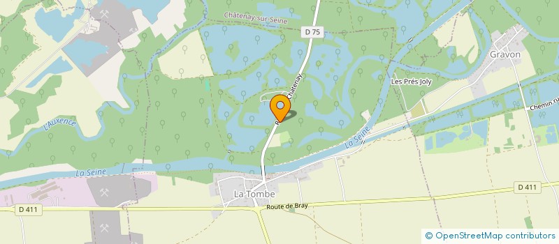localisation de l'entreprise DOMAINE LES MAROLLES  LA TOMBE