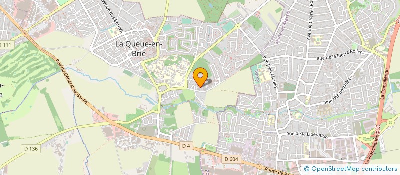 localisation de l'entreprise DOMAINE LES VIOLETTES à LA QUEUE EN BRIE