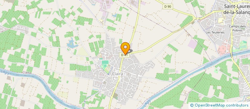 localisation de l'entreprise DOMAINE LOS PENEDES  CLAIRA