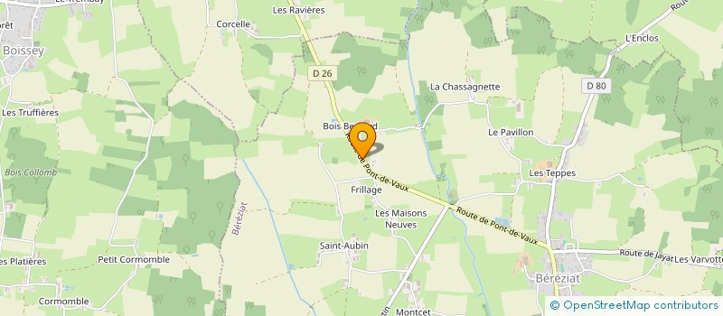 localisation de l'entreprise DOMAINE LOZIER  BEREZIAT