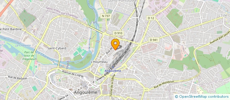 localisation de l'entreprise DOMAINE MADELEINE à ANGOULEME