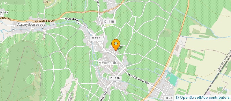 localisation de l'entreprise DOMAINE MARTHE HENRY  MEURSAULT