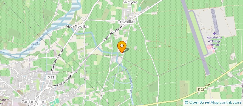 localisation de l'entreprise DOMAINE MARTIN  TRAVAILLAN