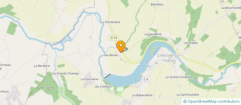 localisation de l'entreprise DOMAINE MARY  CHEMILLE-SUR-INDROIS