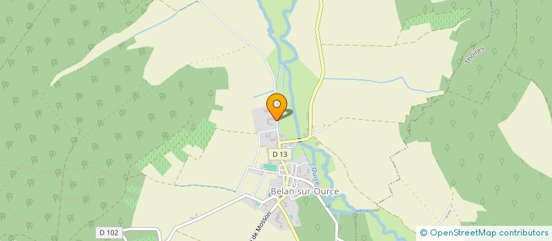 localisation de l'entreprise DOMAINE MASSARD  BELAN-SUR-OURCE