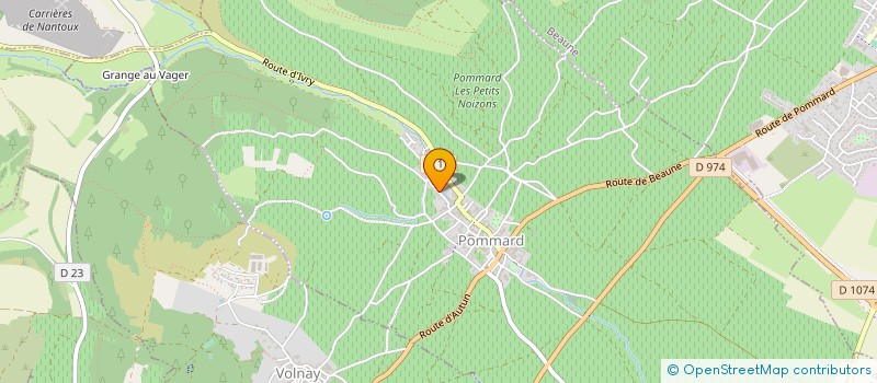 localisation de l'entreprise DOMAINE MICHEL ARCELAIN à POMMARD