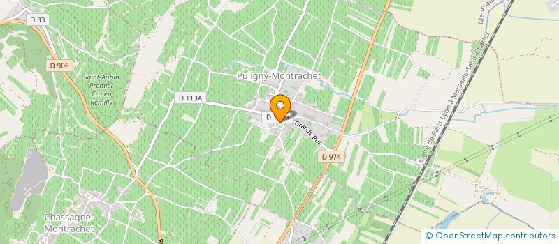 localisation de l'entreprise DOMAINE MONTAIGNE à PULIGNY-MONTRACHET