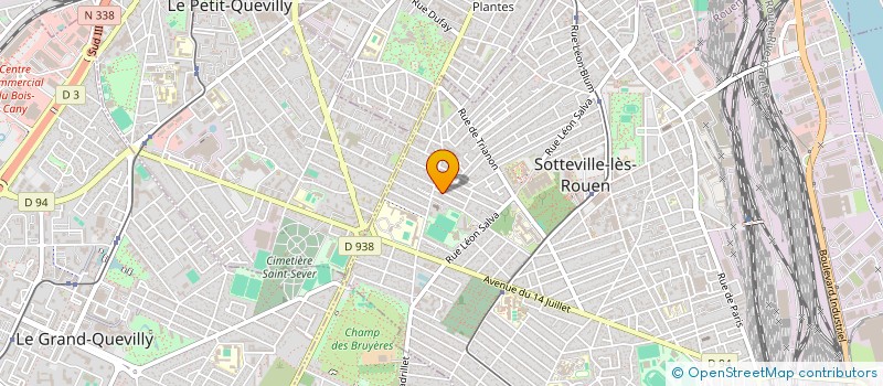 localisation de l'entreprise DOMAINE NANOU  SOTTEVILLE-LES-ROUEN