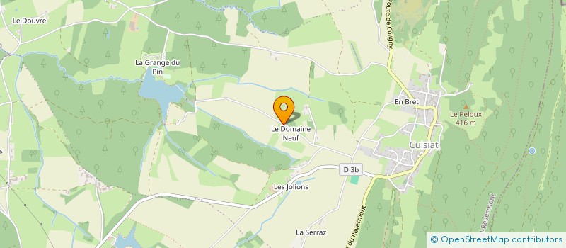 localisation de l'entreprise DOMAINE NEUF  VAL-REVERMONT