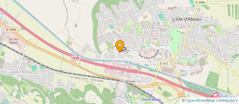 localisation de l'entreprise DOMAINE NIVERT  L'ISLE-D'ABEAU