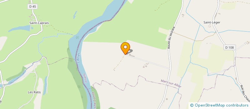 localisation de l'entreprise DOMAINE OLIVEAU à MARS-SUR-ALLIER