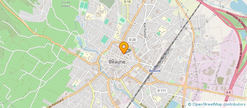 localisation de l'entreprise DOMAINE OLIVIER BERNSTEIN à BEAUNE