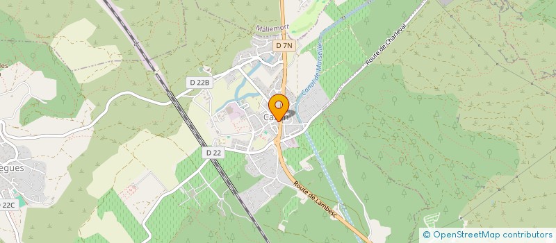 localisation de l'entreprise DOMAINE ORJUBIN  VERNEGUES