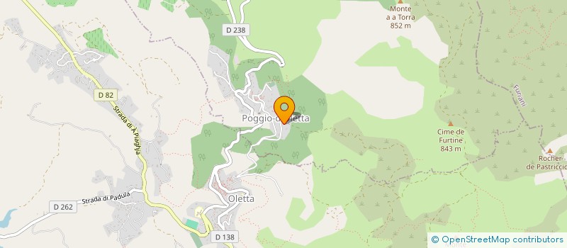 localisation de l'entreprise DOMAINE PARADELLA à POGGIO D'OLETTA
