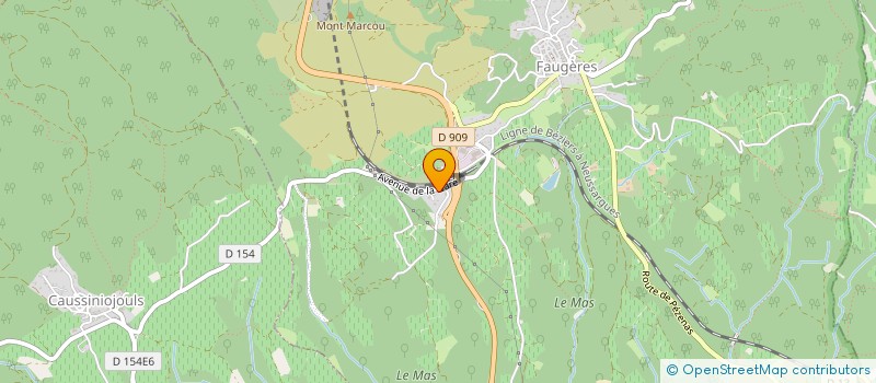 localisation de l'entreprise DOMAINE PASTOR  FAUGERES